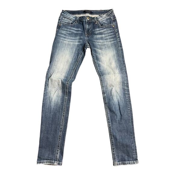 Vigoss Studio Jeans style P6138A Size 28 5/6 Fancy Stitch Embroidered Casual - Picture 1 of 7